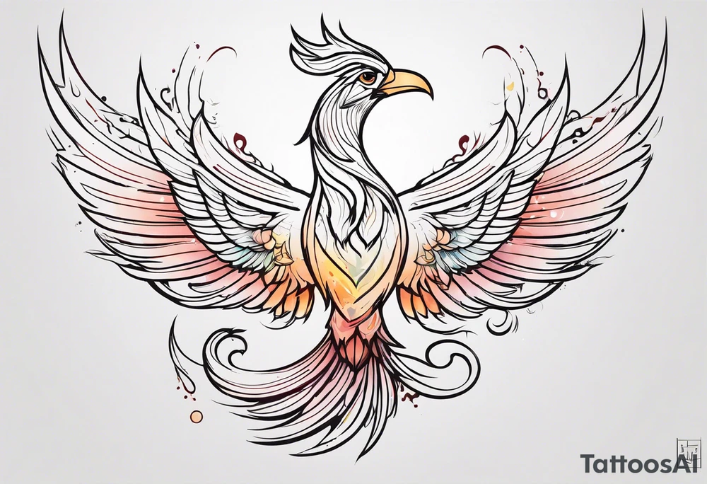 phoenix tattoo idea