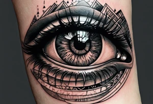 Cover up eye tattoo on my hand tattoo idea