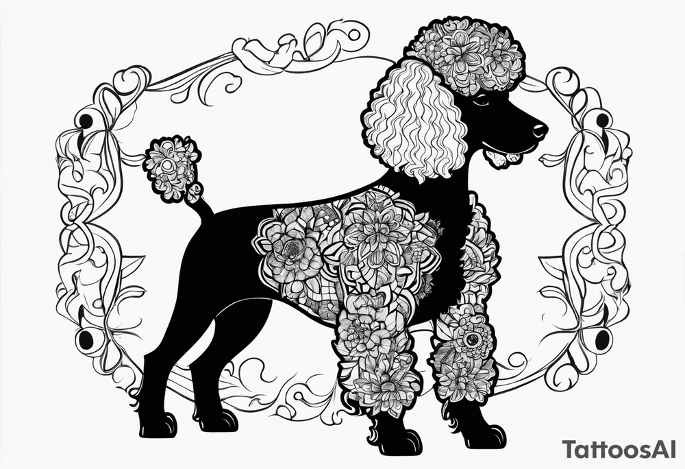 poodle tattoo idea