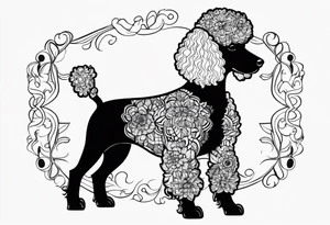 poodle tattoo idea