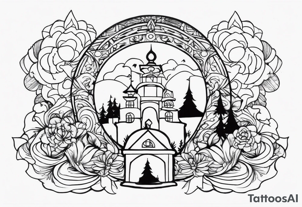 father children tattoo idea