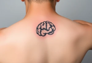 Walnut on the inside forearm that sort of looks like a brain tattoo idea