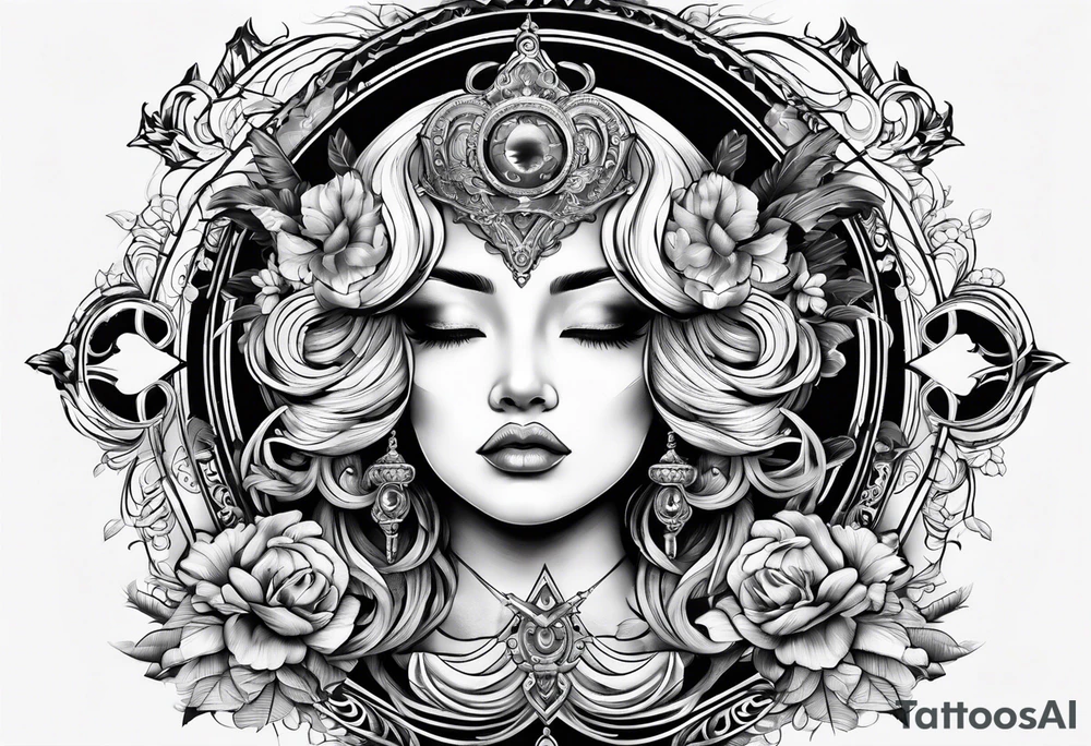 Gemini sign tattoo idea