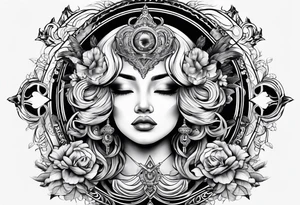 Gemini sign tattoo idea