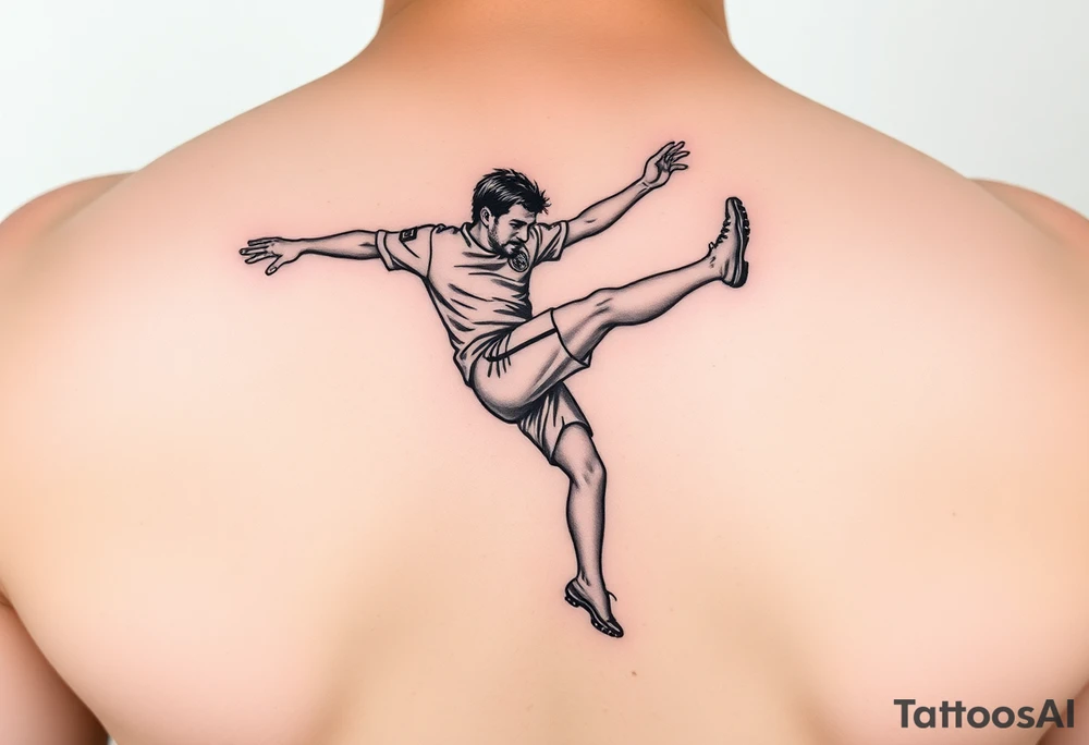 Eric Cantona's iconic kick. tattoo idea