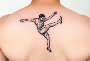 Eric Cantona's iconic kick. tattoo idea