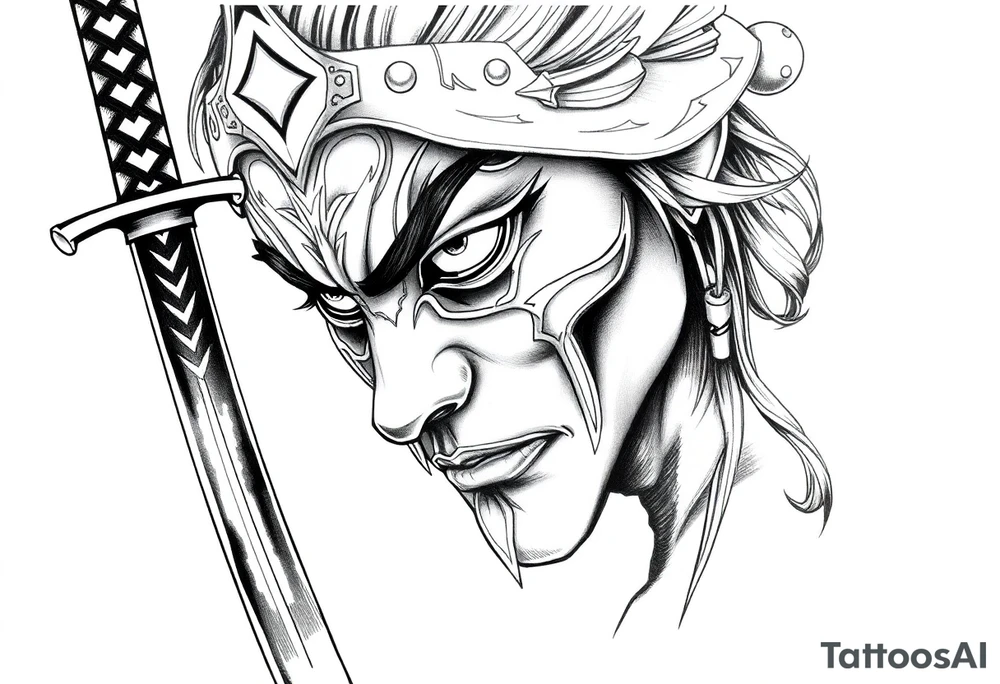 Katana, light on the bladd tattoo idea