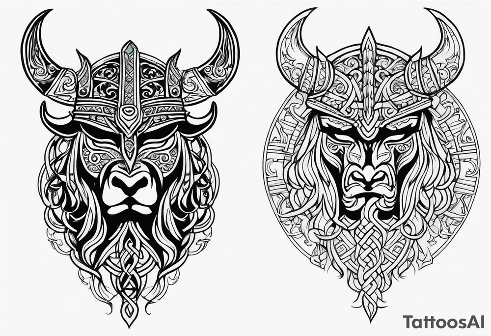 Viking ornament tattoo idea