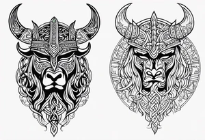 Viking ornament tattoo idea