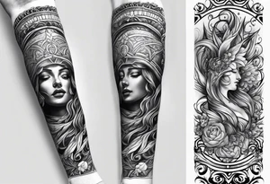 forearm sleeve tattoo idea