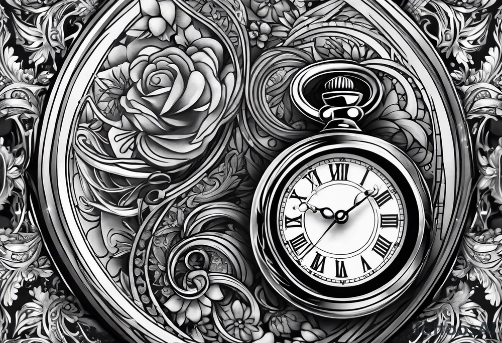Time is money tattoo idea