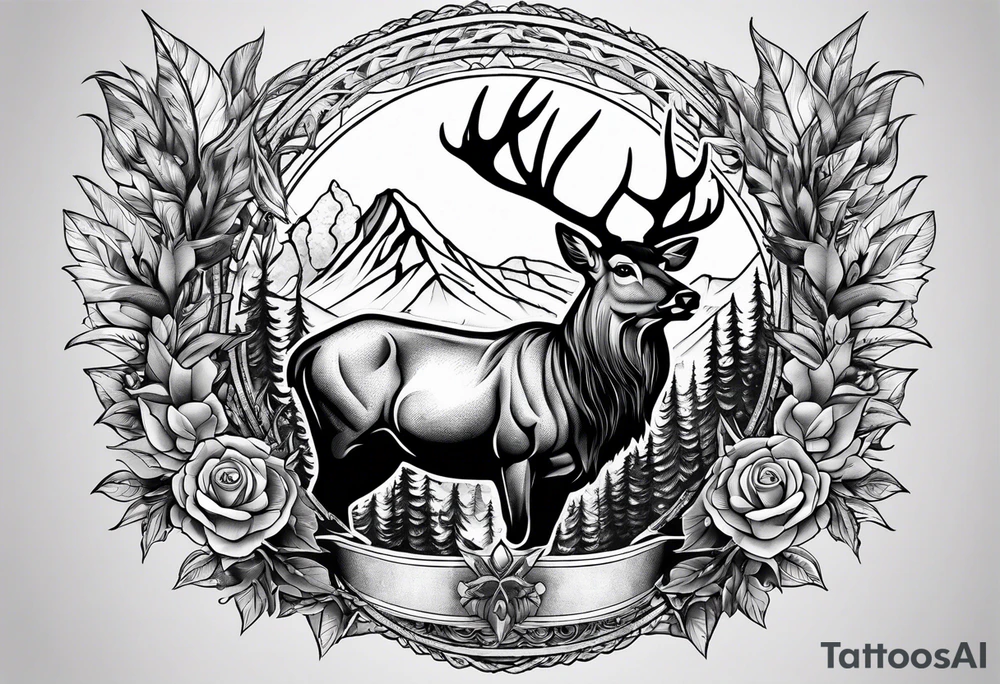 hunting tattoo idea