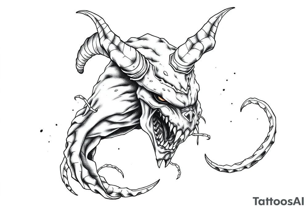 water-demon tattoo idea