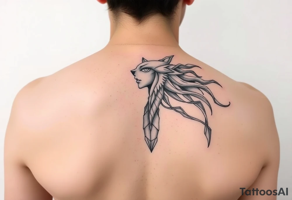 Crystal Tortorici , Aquarius, female, left arm tattoo idea