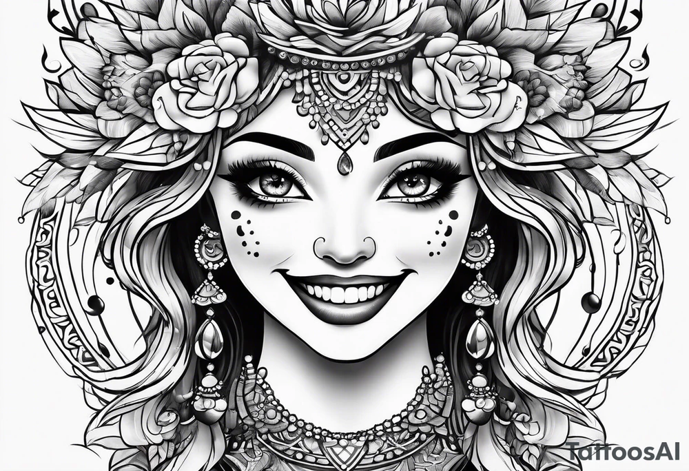 smile tattoo idea