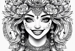 smile tattoo idea