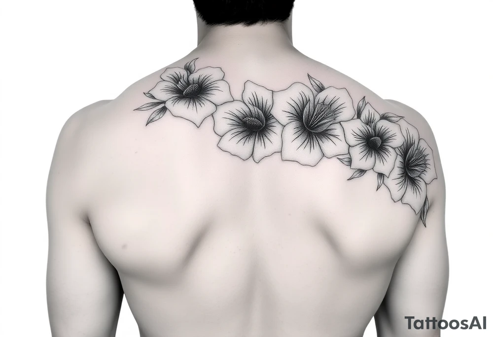 Elephant flowers soft  on the arm small tattoo color tattoo idea