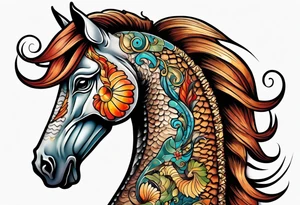 sea horse tattoo idea