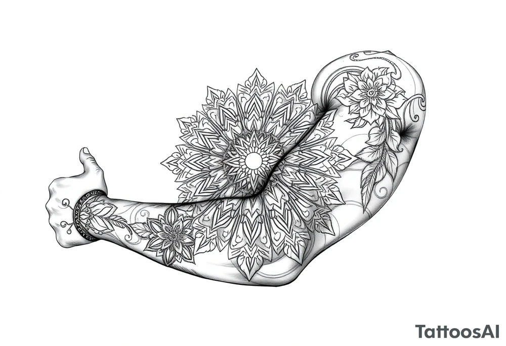 mandala tattoo idea
