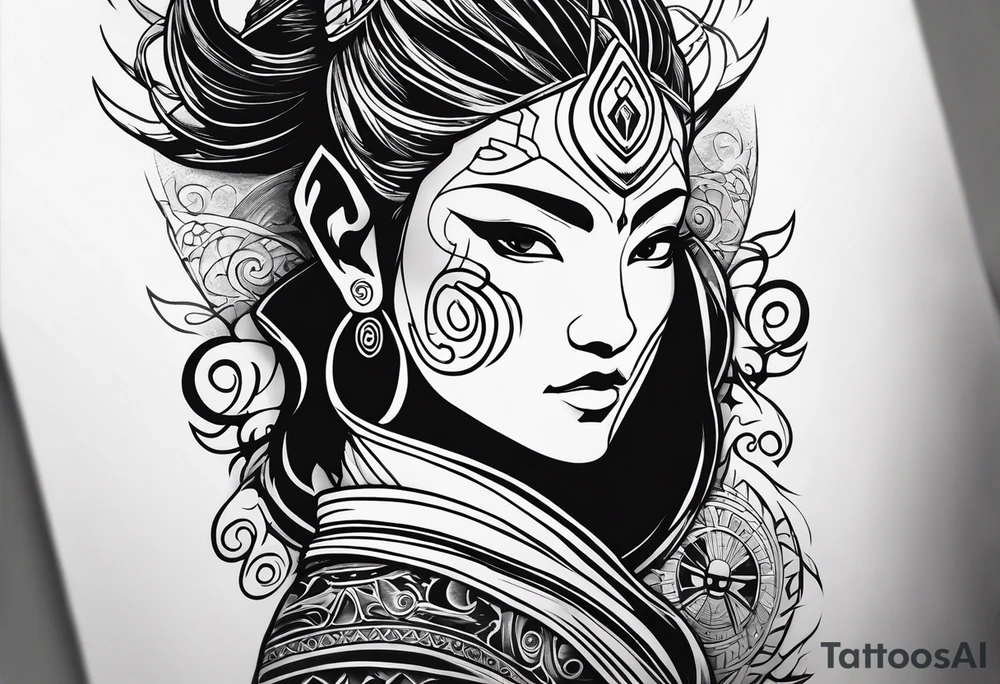 avatar the last airbender elements small forearm tattoo idea