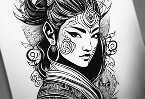 avatar the last airbender elements small forearm tattoo idea