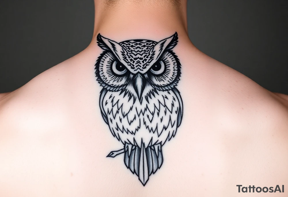 Owl tattoo idea