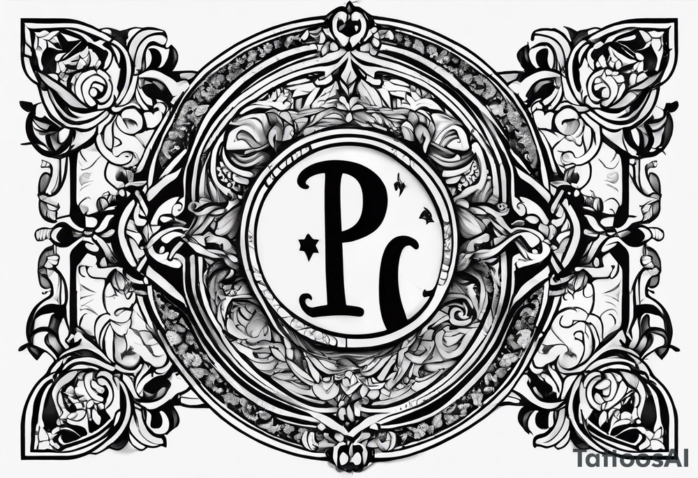 Sons initials PJ born August 29, 2020 tattoo idea