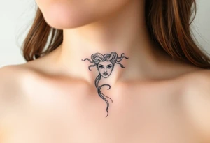 Small Medusa tattoo idea