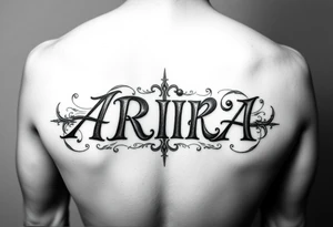 Name ARIA tattoo idea