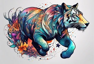 Constellation, animal, tattoo idea