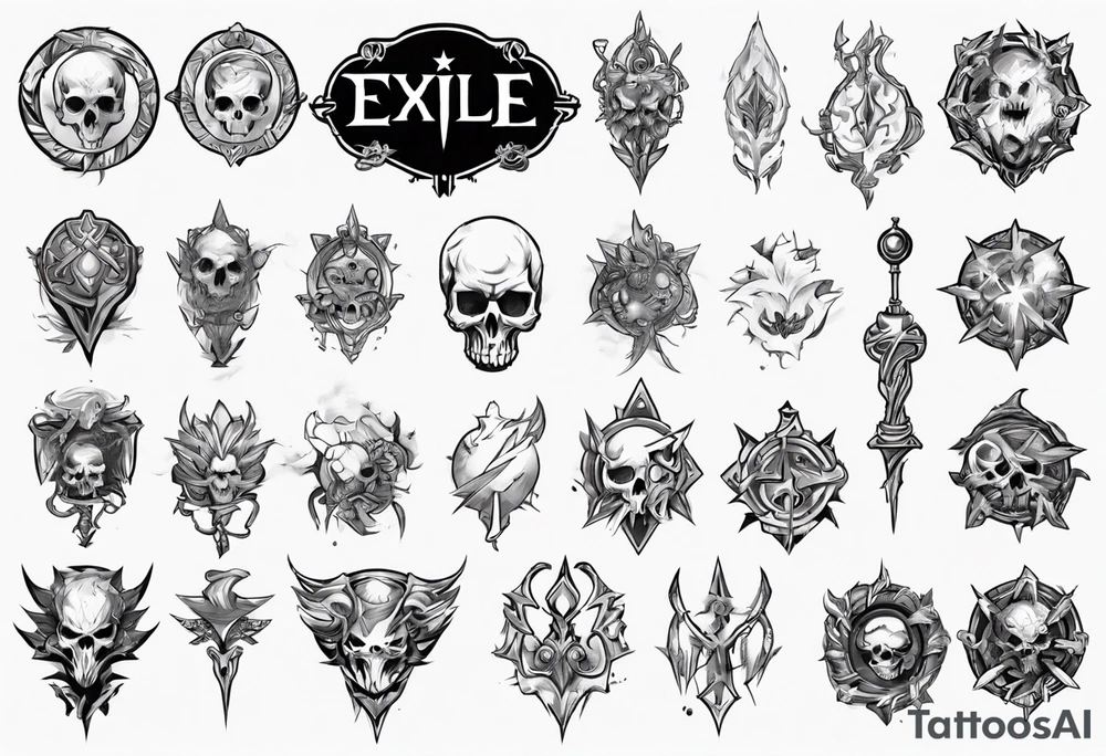 path of exile tattoo idea