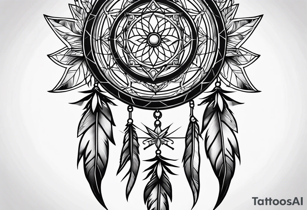 Dreamcatcher, sword tattoo idea