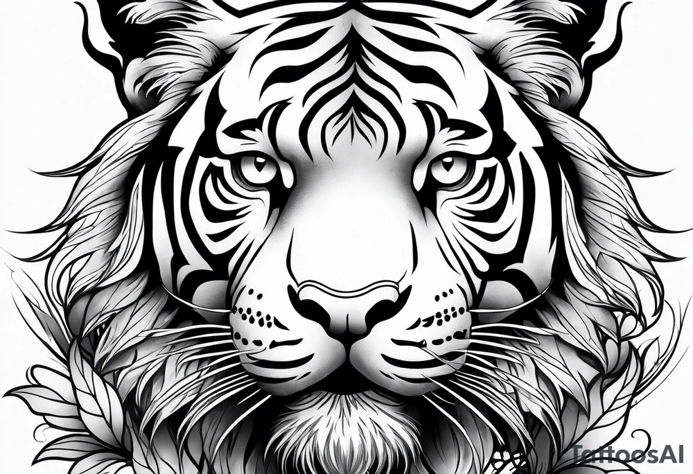 tiger tattoo idea