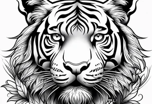 tiger tattoo idea