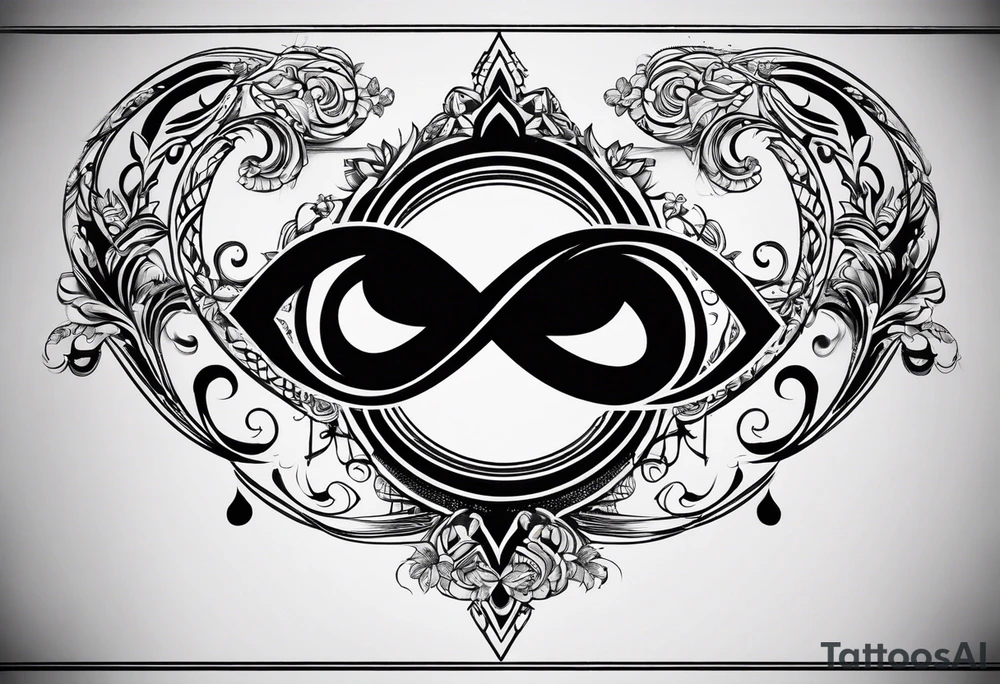 infinity symbol tattoo idea