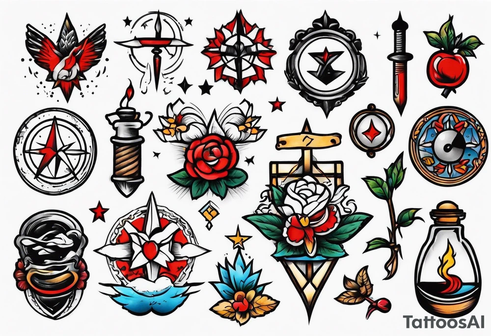 old school tattoos tattoo idea