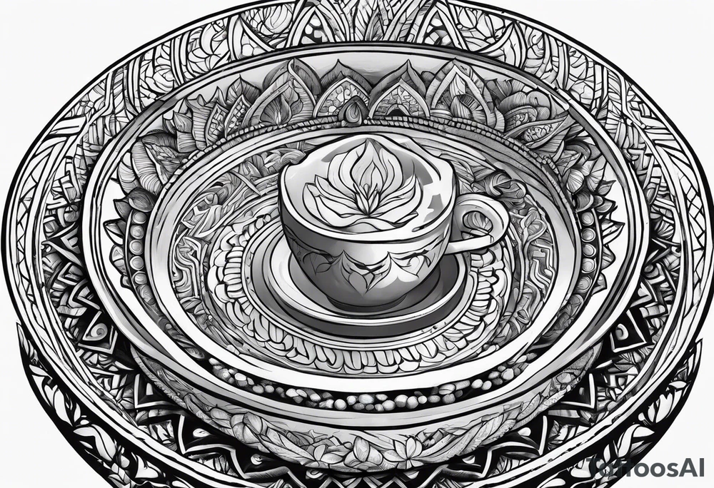 ayahuasca cup tattoo idea