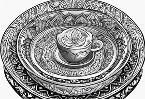 ayahuasca cup tattoo idea