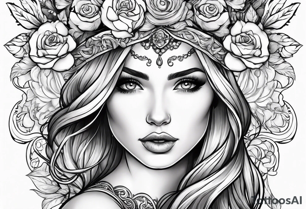 Repunzel flower tattoo idea