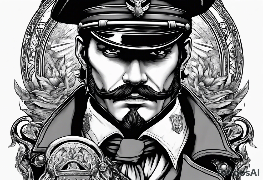 The wounded captain Levi Ackerman tattoo idea
