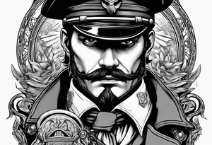 The wounded captain Levi Ackerman tattoo idea