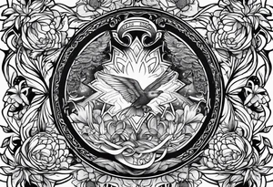 family profile tattoo idea