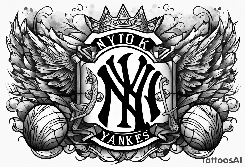 new york yankees tattoo idea