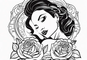 Jasmina with a rose tattoo idea