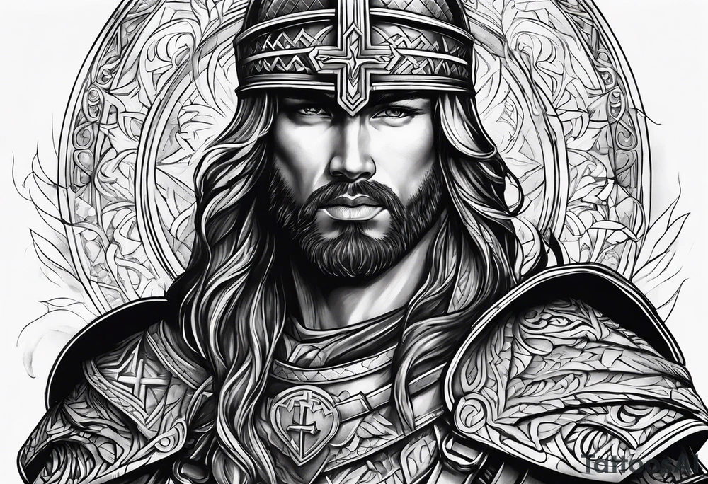 Christian Warrior tattoo idea