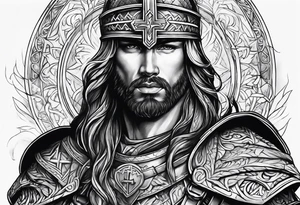 Christian Warrior tattoo idea