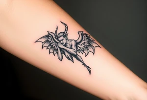 Lucifer as an angel tattoo idea
