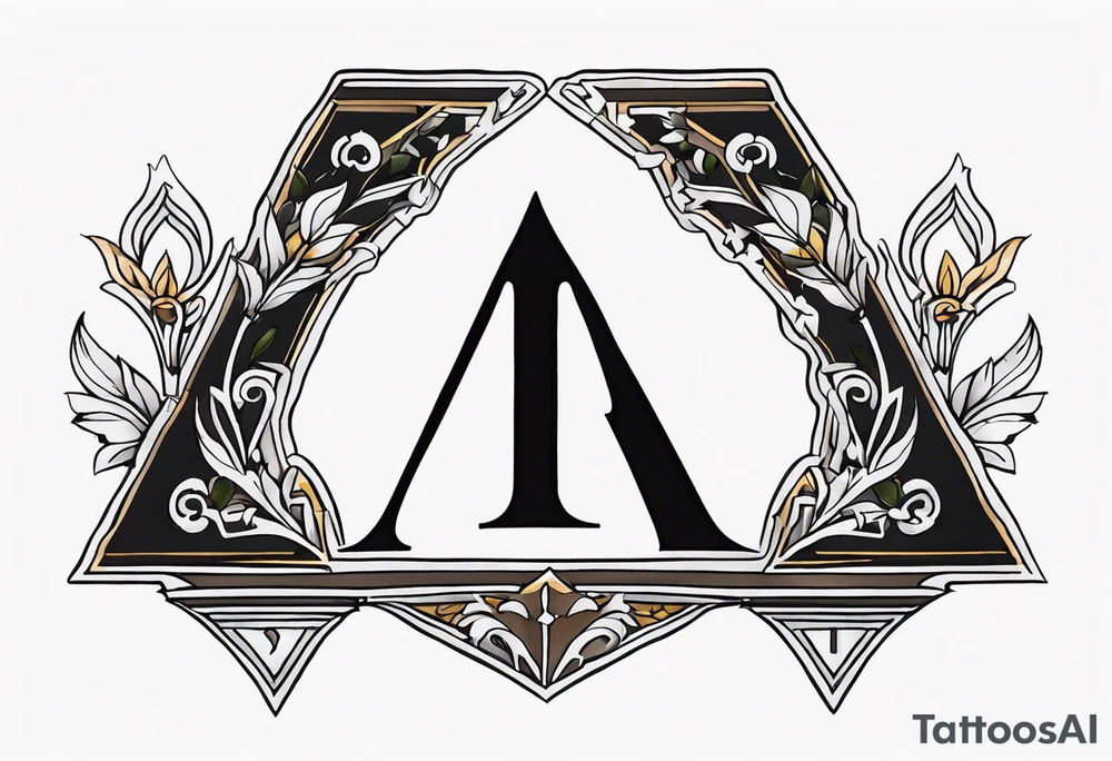 greek letter capital delta tattoo idea