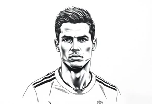 Cristiano Ronaldo tattoo idea