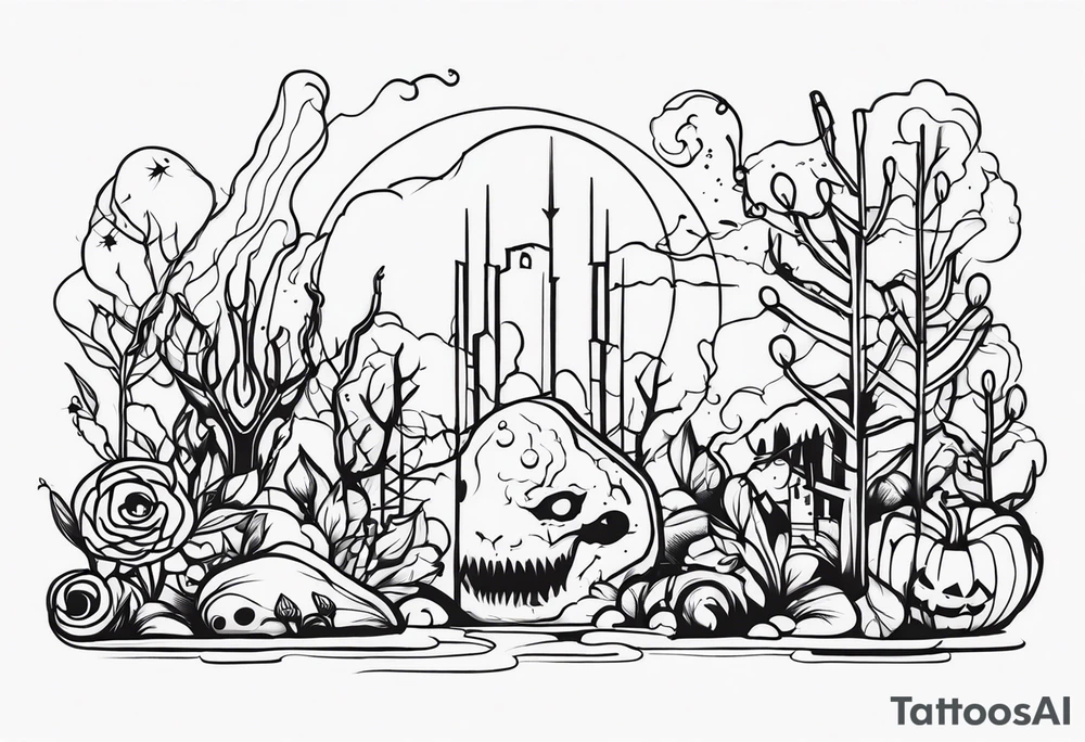 Random Horror theme tattoo idea